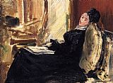 Young Woman with Book by Edouard Manet